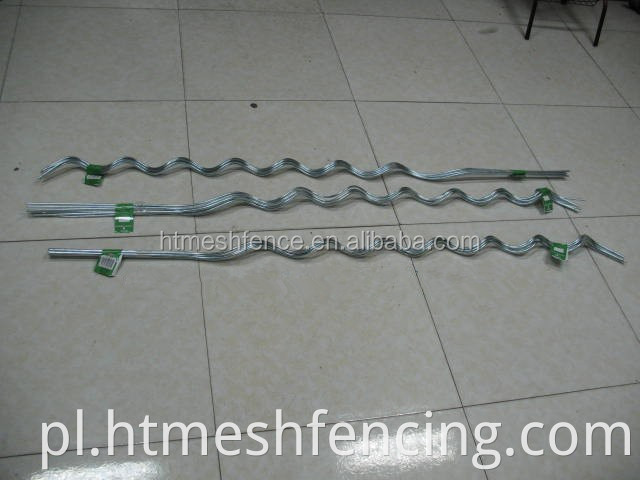 ocynkowane 6 mm pomidorowe stawki wsporcze spiralnych